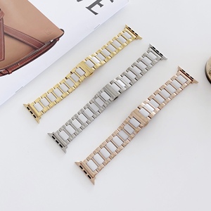 Cadeau de la Saint-Valentin, bracelet intelligent en céramique à trois brins pour <span class=keywords><strong>Apple</strong></span> Sport <span class=keywords><strong>Watch</strong></span> 44 mm, bracelet de montre, bracelet de poignet 3 4 <span class=keywords><strong>5</strong></span> 6 7, boîte - Product Image 2