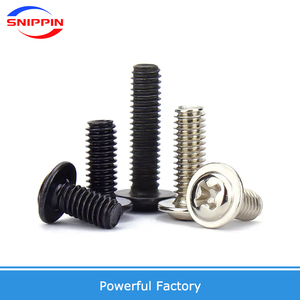 Tornillos de Cabeza Plana Negros con Tornillos de Fijación para Placa Base con Almohadilla DIN967 M1.4 M2 M2.5 M3 M3.5 M4 M5 M6 Negro/Niquelado - Product Image 5