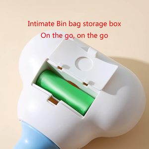 Recogedor de Excrementos de Perro Ajustable de Plástico con Porta Bolsas, Sin Contacto, Sin Olores, Soporte para Cachorros - Product Image 6