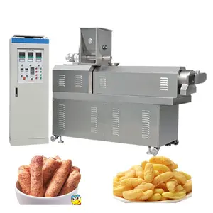 core filling snack food extruder corn rice puff snack making machine production line