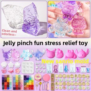 Girl DIY Material Kit Set Jelly Wax Squeeze F Wax <b>Seal</b> Cat Paw Beads <b>Silicone</b> Stress Relief Squeeze Toy - Product Image 3