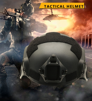 Casque tactique rapide Casque d'équipement de jeu de Paintball noir