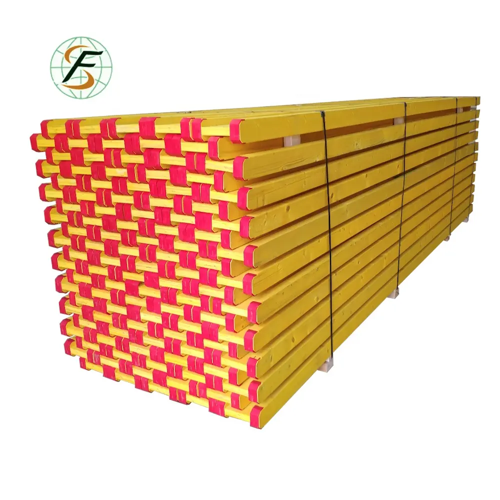 construction wooden H20 yellow painting lumber beam