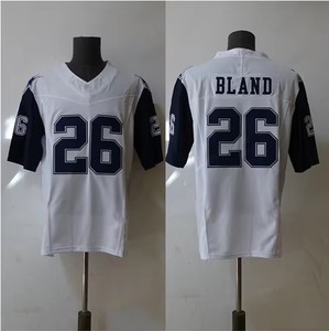 Vente en gros de 26 <span class=keywords><strong>DaRon</strong></span> Bland pour hommes de qualité supérieure US America Stitched Navy F.U.S.E. Maillots de football joueur limité - Product Image 5