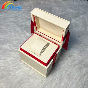 Coffret de montre de luxe, emballage complet avec sac cadeau, porte-cartes, certificat et nœud, boîte cadeau pour montre - Product Image 1