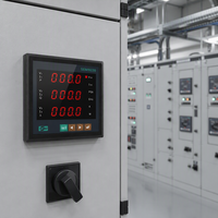 Medidor de Potencia Multifunción con Pantalla LED SEM7220 SEM9220 para Medición de Voltaje, Corriente, Potencia y Energía