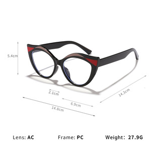 Nouvelles Lunettes Rétro Œil de <span class=keywords><strong>Chat</strong></span> 2026 pour Femmes, Anti-Lumière Bleue, Style Street Photo, Polyvalentes - Product Image 6