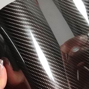 <span class=keywords><strong>Pellicola</strong></span> Vinilica per Auto in Fibra di Carbonio TPU 6D, Alta Lucentezza, Autoriparante - Product Image 2