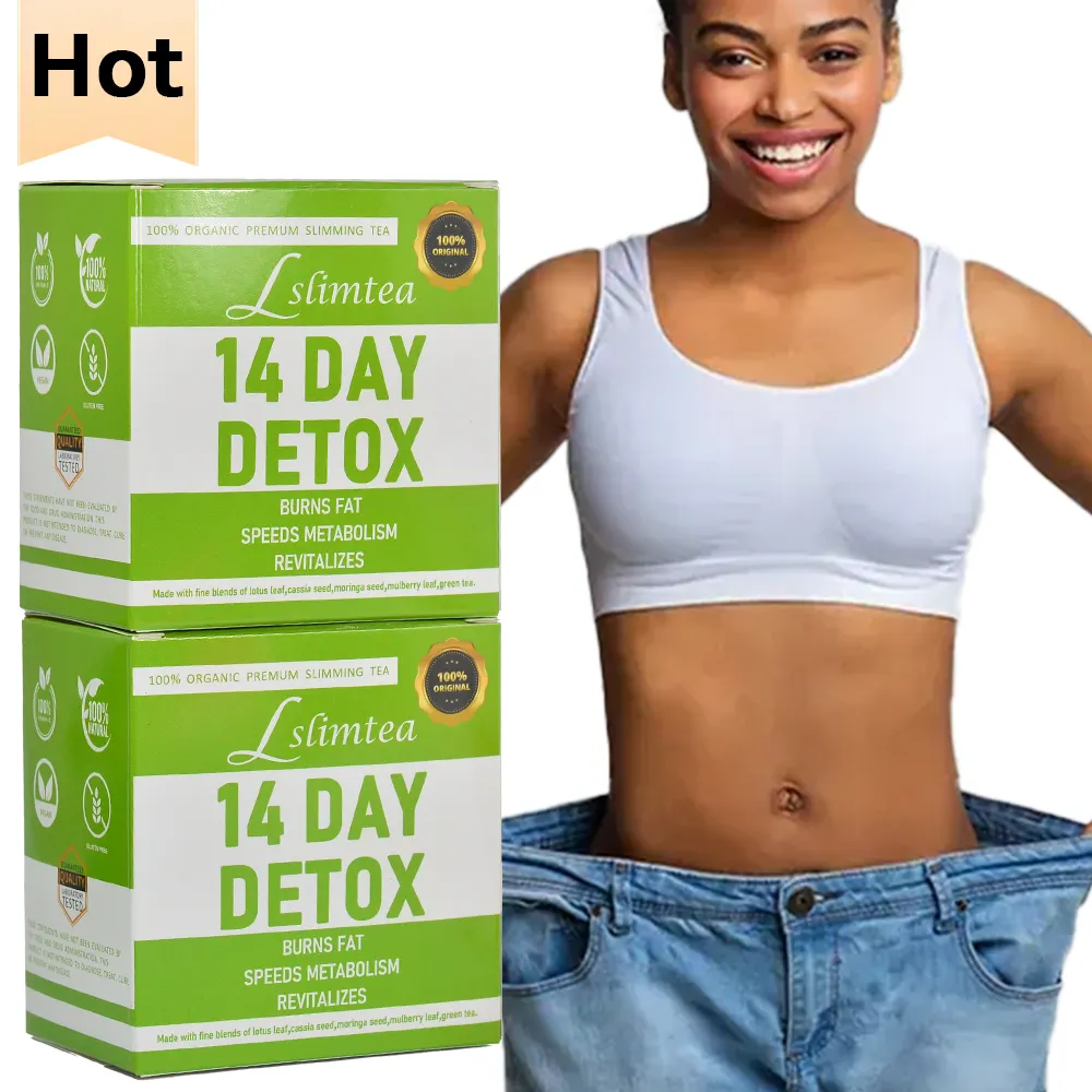 14 days slimming tea burn fat weight loss detox slim green tea bag organic lose private label for flat belly the minceur