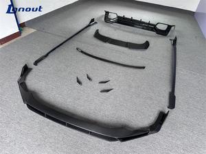 Kit Carrozzeria Aerodinamico in Fibra di Carbonio Stile <span class=keywords><strong>A</strong></span> per <span class=keywords><strong>Audi</strong></span> <span class=keywords><strong>RS6</strong></span> C8, Spoiler Anteriore, Minigonne Laterali, Diffusore Posteriore 2019-2025 - Product Image 2