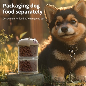 Conteneur de stockage hermétique pour animaux de compagnie, portable, multifonctionnel, bouteille de stockage pour chien en plein air - Product Image 5
