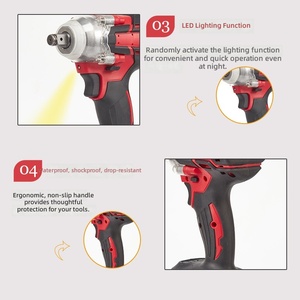 Llave <span class=keywords><strong>de</strong></span> <span class=keywords><strong>Impacto</strong></span> Inalámbrica sin Escobillas <span class=keywords><strong>de</strong></span> Alta Potencia, <span class=keywords><strong>Pistola</strong></span> Eléctrica <span class=keywords><strong>de</strong></span> Litio <span class=keywords><strong>de</strong></span> Alto Torque para Andamios Automotrices - Product Image 4