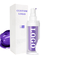 Sérum Blanchissant Multi-Usages OEM V34 Violet Éclaircissant pour les Dents – Dentifrice qui Élimine les Taches Jaunes et Redonne de l'Éclat aux Dents