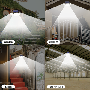 <b>Solar</b> Outdoor LED Wall <b>Light</b> 3 Adjustable Heads Motion Sensor <b>Solar</b> Flood <b>Light</b> Waterproof Security Lamp <b>for</b> <b>Garden</b> Balcony Yard - Product Image 6