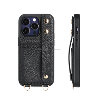 Étui de téléphone en cuir véritable Étui en cuir pour téléphone Crossbody Étui de téléphone Covers Celulares