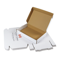 Nouveau design de gros avec logo personnalisé Promotion Boîtes d'expédition blanches en carton ondulé pour le visage avec porte-cadeau Boîte d'emballage en papier avec logo personnalisé