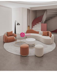 Yicheng Beauty, superventas, área de recepción de Hotel, sofá, silla y mesa, asientos modulares, conjunto de sofá de oficina de ocio, muebles - Product Image 4