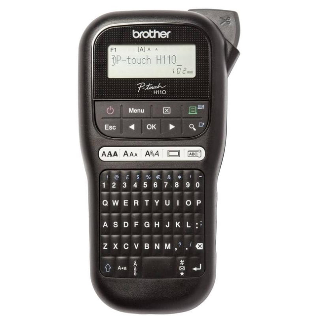 Brother PTH110 PT-H110 Label Maker, P-Touch Electrician, Thermal Transfer Inkless, QWERTY Keyboard, for 6/9/12mm Label
