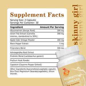 Factory Wholesale Slimming Capsules for Women with Glucomannan Supplement Helps Reduce Belly Fat Helps Curb Appetite Capsules - Product Image 4