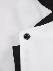 Chaqueta <span class=keywords><strong>de</strong></span> Chef para hombre y mujer, abrigo, cocina, restaurante, Hotel, ropa <span class=keywords><strong>de</strong></span> trabajo, uniforme <span class=keywords><strong>de</strong></span> cocinero Unisex con sombrero para cantina <span class=keywords><strong>de</strong></span> panadería - Product Image 4