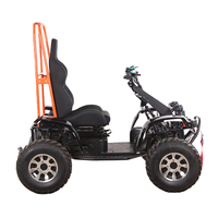 Scooter électrique à 4 roues, transmission par arbre, quadricycle puissant 60V 6000W, robuste, sport, extérieur, tout-terrain, haute vitesse