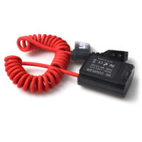Câble enroulé LANO D-Tap FZ100 avec coupleur DC, adaptateur d'alimentation pour moniteurs/lumières vidéo LED/microphones