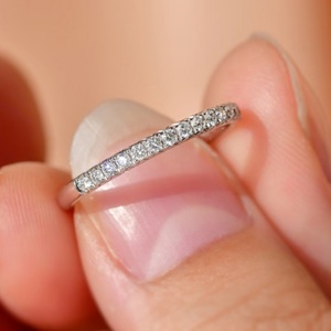18K Solid Gold Lab Grown Diamond <b>Ring</b> IGI Certified CVD HPHT Wedding Engagement Fine Jewelry - Product Image 2