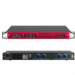 DA4450 amplificateur audio vidéo professionnel 1U amplificateurs de puissance numériques à 4 canaux classe d avec 600W * 4 utilisation pour la scène professionnelle - Product Image 2