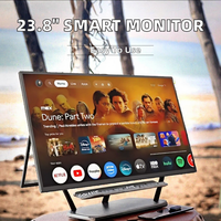 Moniteur portable intelligent XRH 23,8 pouces PRO Google TV USB-C 60Hz Full HD sans écran tactile Mini PC Ordinateur portable Téléphone Xbox PS4/PS5/Switch Noir LED