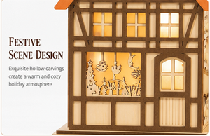 Luxury House Shape Christmas Advent <b>Calendar</b> Box with Drawers Rigid Paperboard Mystery Blind Box for Kids Toy Packaging - Product Image 5