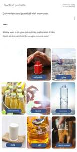 Machine de remplissage de boissons liquides, jus, eau minérale, bière, huile, lait, facile à utiliser, haute précision - Product Image 6