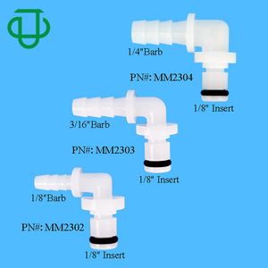 POM Desconexión rápida <span class=keywords><strong>1</strong></span>/4 "Conexión de lengüeta para manguera Codo de 90 grados Sin válvula Conector de manguera rápida macho CPC de 6mm - Product Image 3