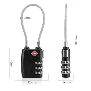 <span class=keywords><strong>Candado</strong></span> TSA YH1230 con Combinación Reajustable y Llave Maestra para Aduanas - Product Image 5