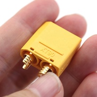 Connecteur XT90S XT90-S anti-étincelles mâle/femelle avec gaine pour batterie LiPo RC, contrôleur de vitesse électronique (ESC) et câble de charge pour pièces d'avion RC
