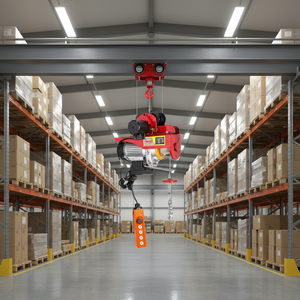 Polipasto Eléctrico de Cable de 1T con Control Remoto, Solución de Elevación de Alta Resistencia para Uso en Almacenes, Fábricas y Construcción - Product Image 2