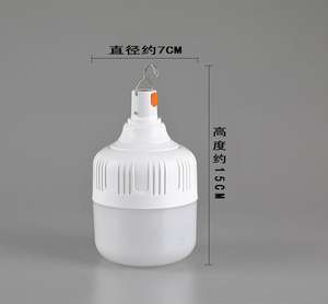 Lámpara LED Portátil Blanca para Camping, Recargable Solar, para Jardín, Exteriores y Emergencias, con Certificación IP65 - Product Image 5