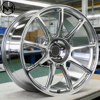 Jantes de voiture de tourisme personnalisées forgées Maxtera de style GT90 pour BMW Audi RS Corvette Mustang GT-R 370Z 86 BRZ Civic Type R, jantes en alliage