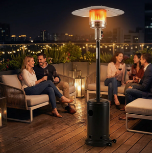 Chauffage au propane portable d'extérieur 46000 BTU, chauffage rapide, anti-basculement, arrêt automatique de la flamme, facile à déplacer pour patio, jardin et événements - Product Image 6