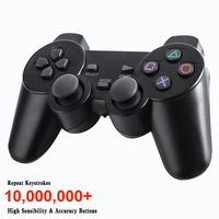 Manette de jeu sans fil 2,4 G portable en stock, double vibration, pour PS2, compatible P2