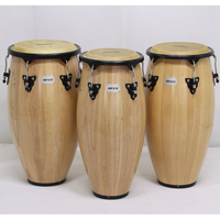 OEM Professional Classic Latin Percussion Wood Conga Drum Sets 11" Stand Ergonomic Design Customizable Size & Color
