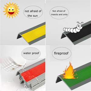 Marches antidérapantes <span class=keywords><strong>pour</strong></span> escaliers, bande de protection autocollante <span class=keywords><strong>pour</strong></span> bord de <span class=keywords><strong>marche</strong></span>, bande de <span class=keywords><strong>marche</strong></span> en <span class=keywords><strong>caoutchouc</strong></span> PVC, bande de bordure de <span class=keywords><strong>marche</strong></span> imperméable - Product Image 5