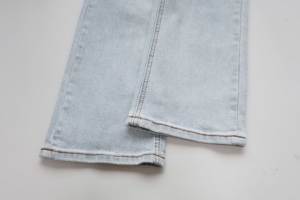 Jeans ks Light <span class=keywords><strong>Bui</strong></span> en coton délavé et déchiré de luxe de qualité supérieure jeans évasés pour hommes vente en gros - Product Image 5