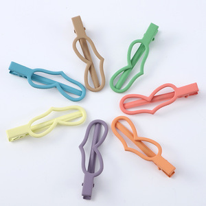 Minimalist Seamless Hair <b>Clip</b> 12 Cm Metal Daily Use Women's Side Wispy Hair Accessory - Product Image 2