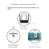 Système de maison intelligente Evelink, application mobile pour contrôler à distance le relais pour module WiFi 2,4G, interrupteur de verrouillage de porte à commande d'accès 12V/220V