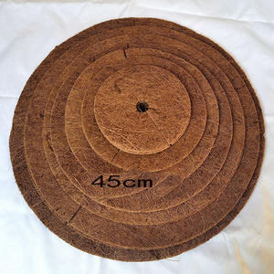 C123 Tapis de protection d'arbre en fibre de coco naturelle 100%, couverture de plantes de jardin et tapis de protection d'arbre en paillis à base de fibres de noix de coco - Product Image 6