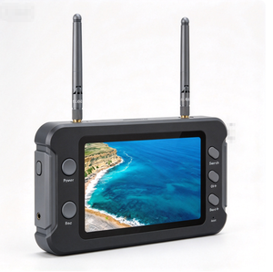 จอแสดงผล LCD FPV ขนาด 4.3 นิ้ว ความละเอียด 800*480, เสาอากาศคู่แบบหลากหลาย 5.8G 40CH, แบตเตอรี่ในตัว 1200mAh และเครื่องบันทึกวิดีโอ DVR - Product Image 3