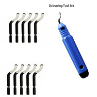 INTODIY poignée d'ébavurage outils matériel céramique ébavurage couteau droit pour Machine de coupe de bord