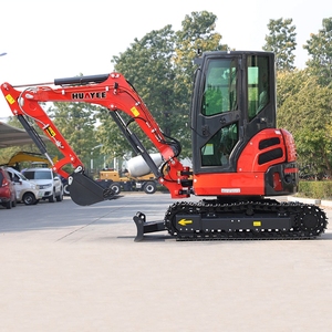 HUAYEE Gratis Verzending Mini-graafmachine <span class=keywords><strong>3</strong></span>,5 ton Kubota Motor Farm Home EURO 5 Kleine graafmachineDigger Mini graafmachines