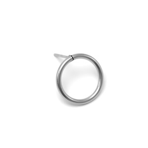 <b>Stud</b> <b>Earrings</b> 316L Stainless Steel Round Smooth Simple Fashionable DIY Pendant <b>Earrings</b> For Women <b>Men</b> Jewelry Accessories - Product Image 5