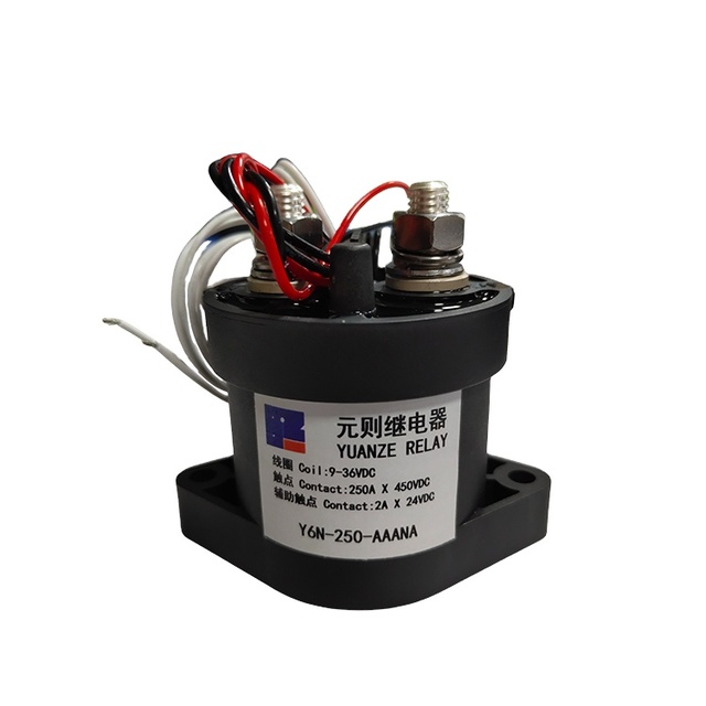 Yuanze Y6N-250-AAANA DC High Current Stored Energy Relay 250A 450VDC Charging Station Control Relays